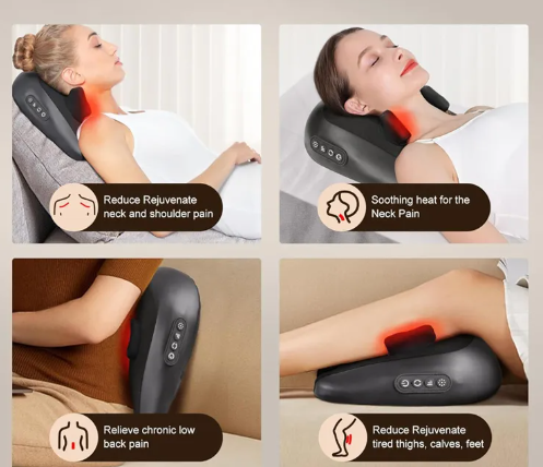 Shiatsu Neck & Shoulder Massage Pillow with Heat