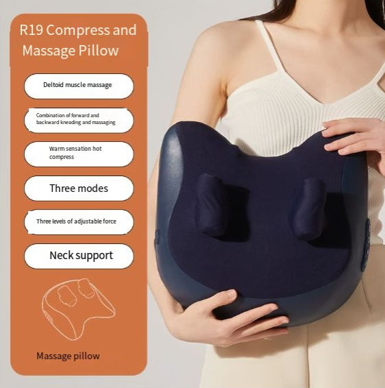 Shiatsu Neck & Shoulder Massage Pillow with Heat