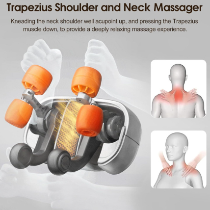 Shiatsu Neck & Shoulder Massage Pillow with Heat