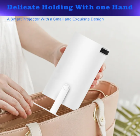 4K Portable Projector - Cinema-Quality Video Anywhere (100" Screen)